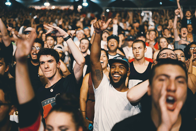 concertgoers